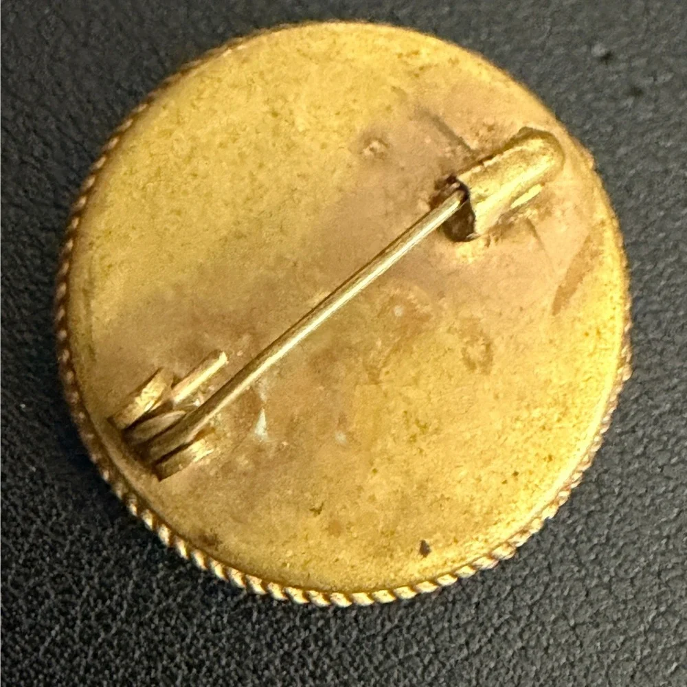 Vintage Micro Mosaic Brooch Italy
